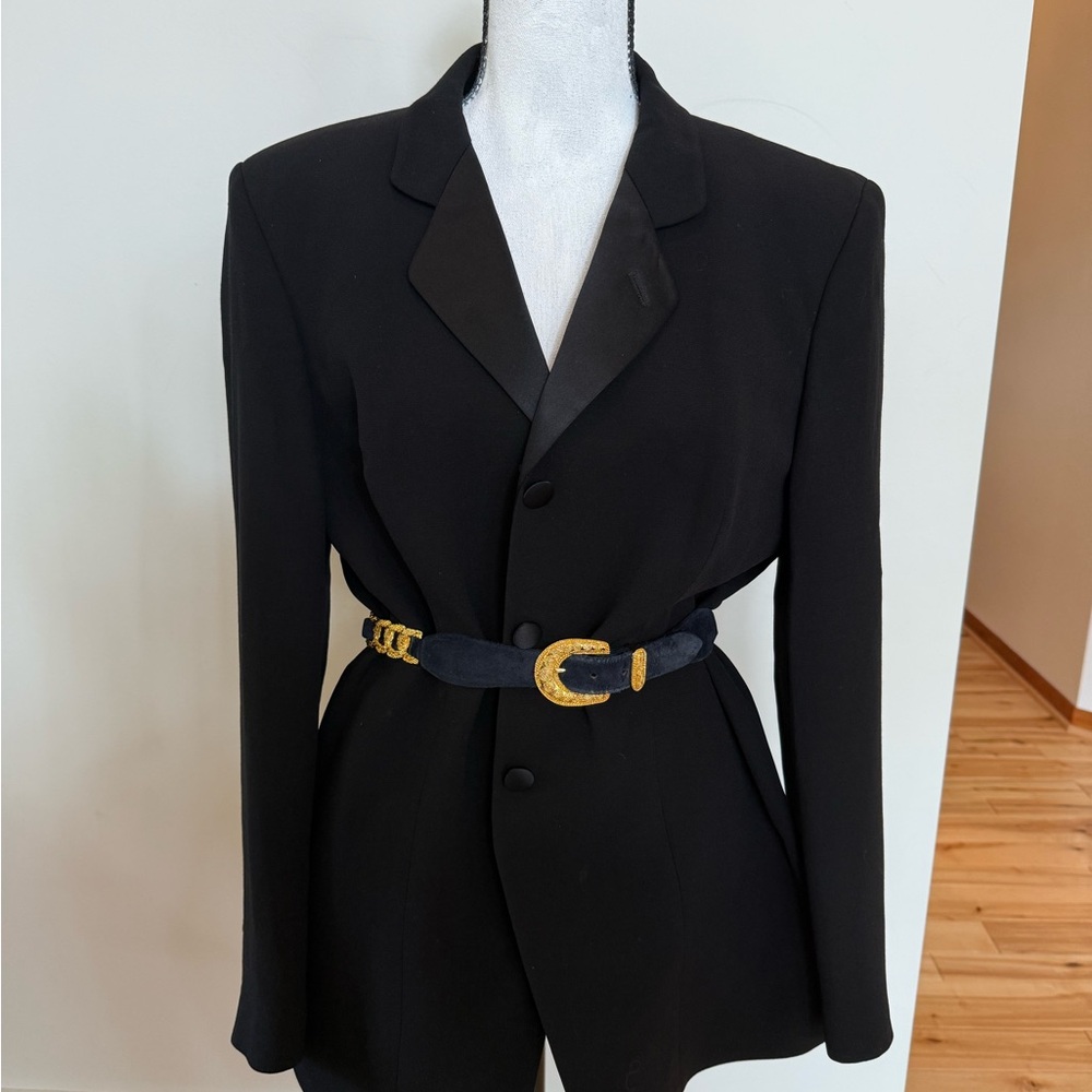 Rare Giorgio Armani Black Blazer-legacy piece - Picture 5 of 13